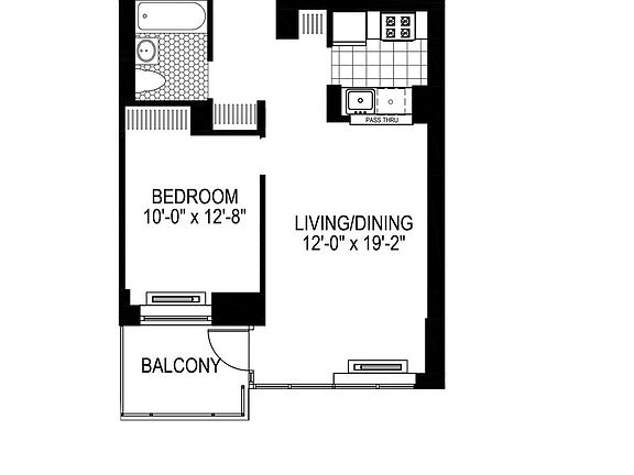 2nd image of 2 Gold St APT 12E