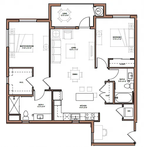 Floor plan B20E