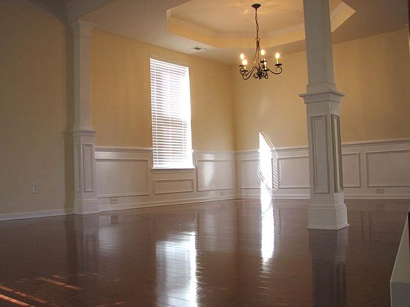 Living / Dining Rooms with hardwood floors