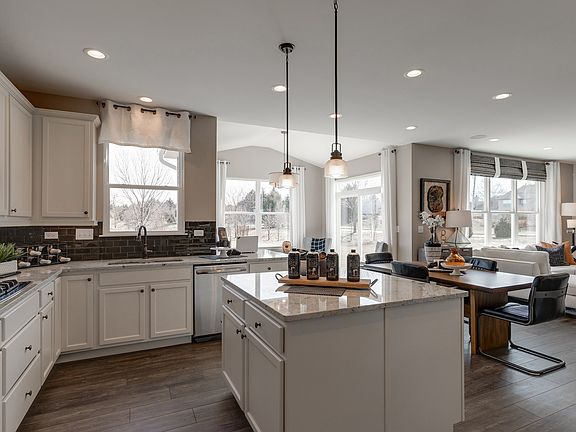 Striking kitchen with island