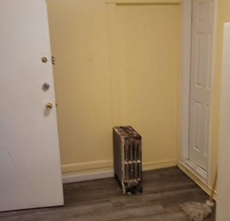 Front Door to the aprt & bathroom door