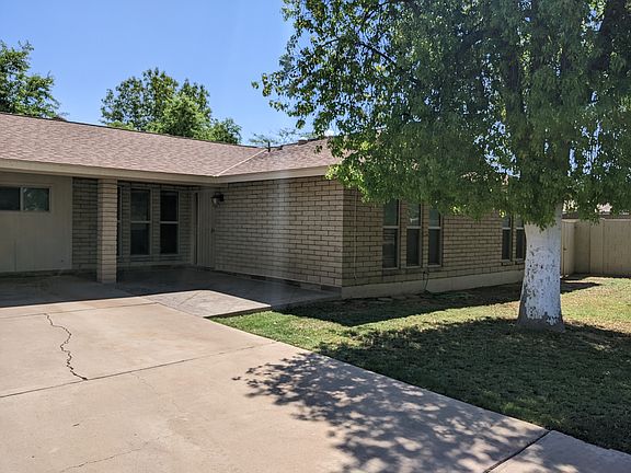 Front door with front porch.
