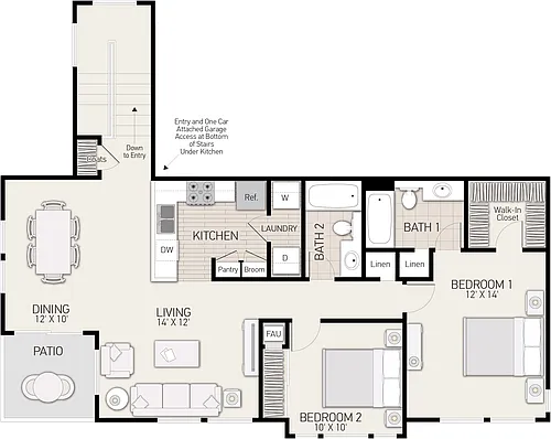 Floor plan Plan 1
