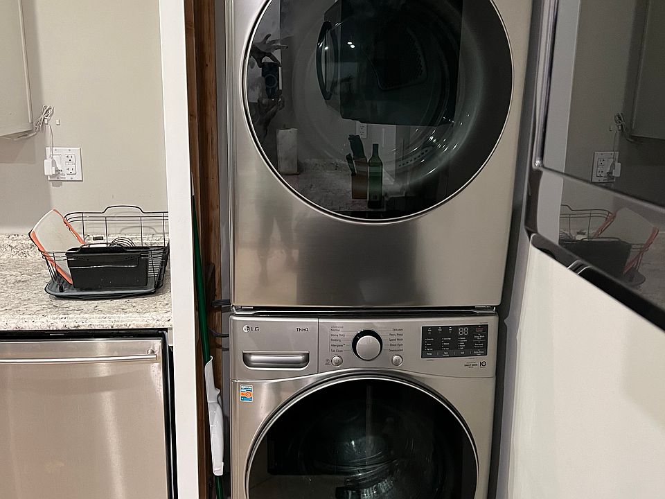Full-size washer and dryer