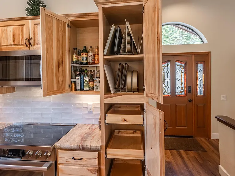 Fully stocked chef's kitchen