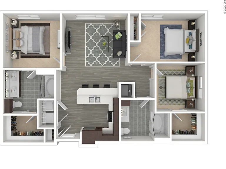 Three bedroom apartment at Argon
