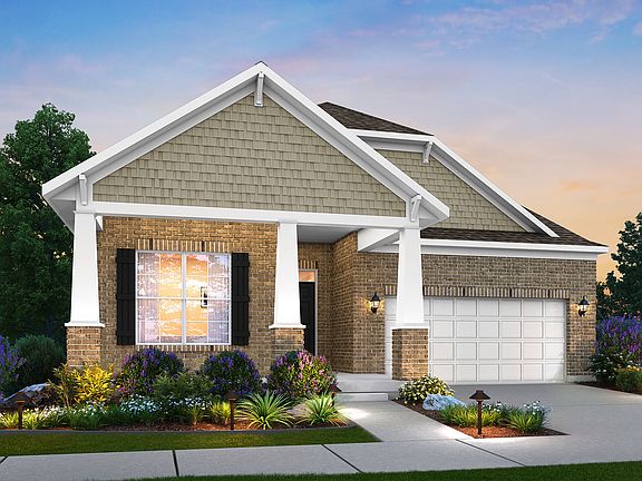 Faulkner - Elevation C Optional Coach Lights and Full Brick