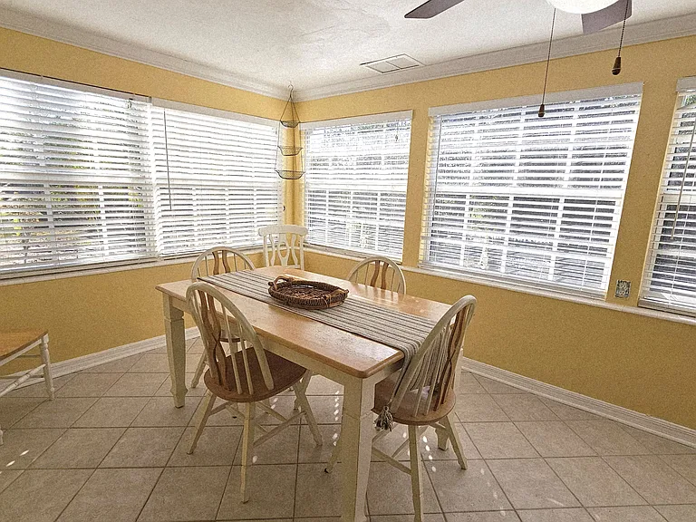 Florida room-dining room