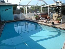 solar heated pool