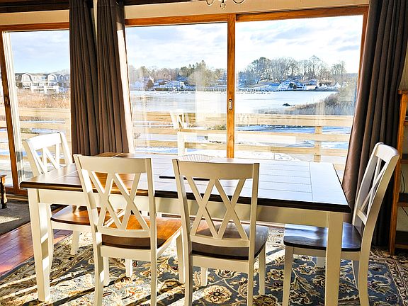 Dining room on the 2nd floor with water views.