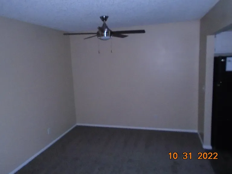 upstairs 2 bedroom - dining room with LED ceiling fan
