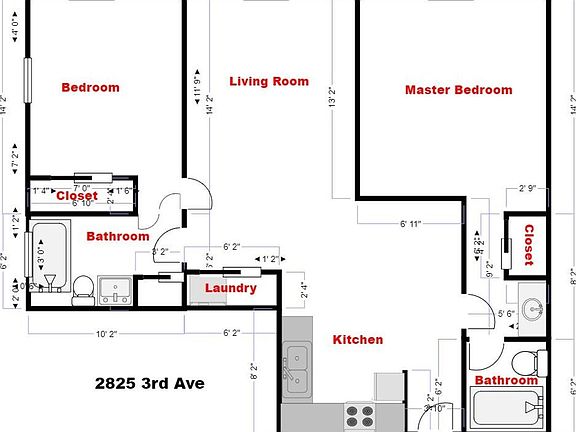3rd image of 2825 3rd Ave Unit 407