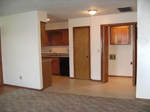 Kitchen, closet and laundry closet