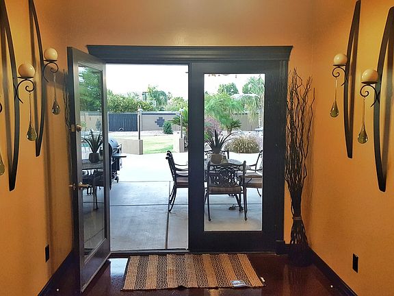 From front door to back yard