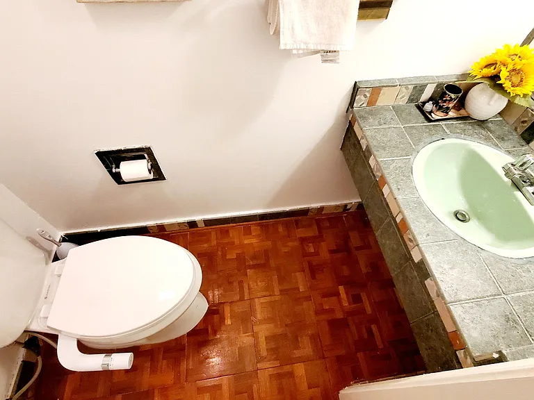 Main floor half-bath view