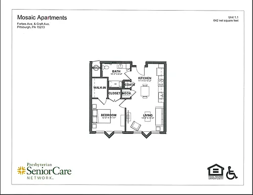 Floor plan One Bedroom