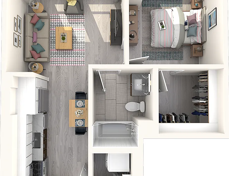T-B5 floor plan Miscela
