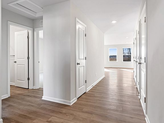 Entry in a DRB Homes Cranberry plan at the Village of College Park community.