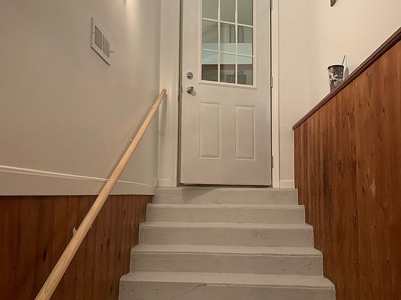 Stairwell to garage