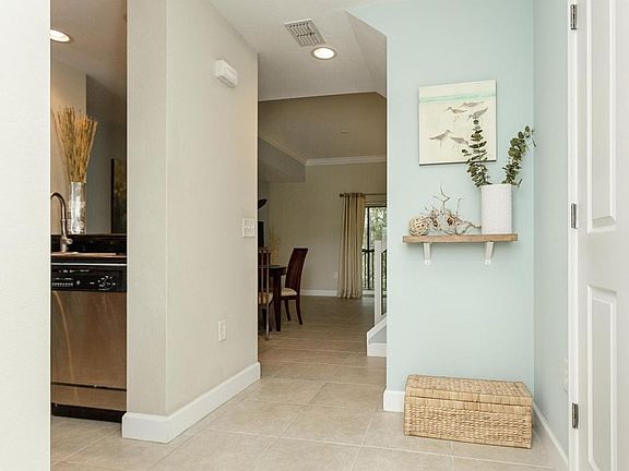 Alternate View Foyer to Living/Kitchen