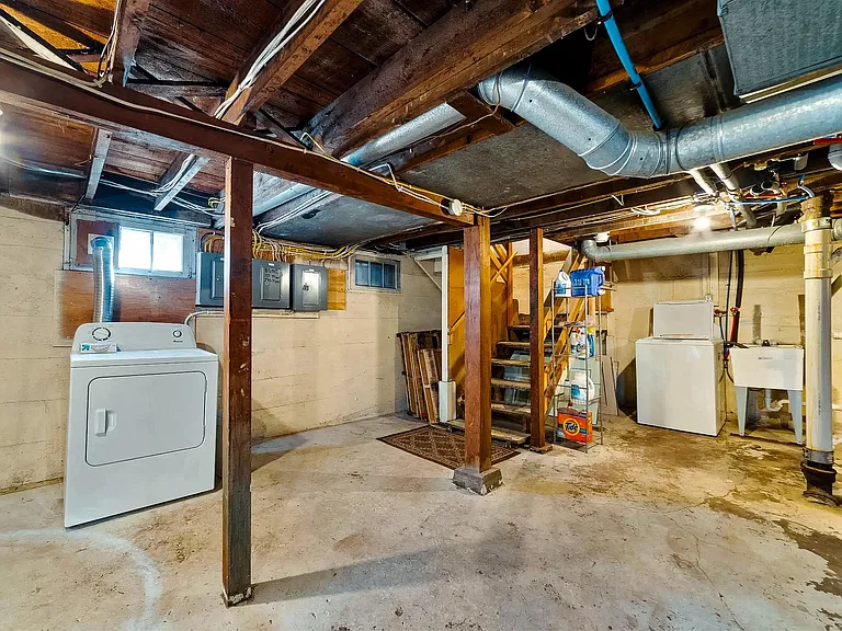 Shared Washer + Dryer in Basement