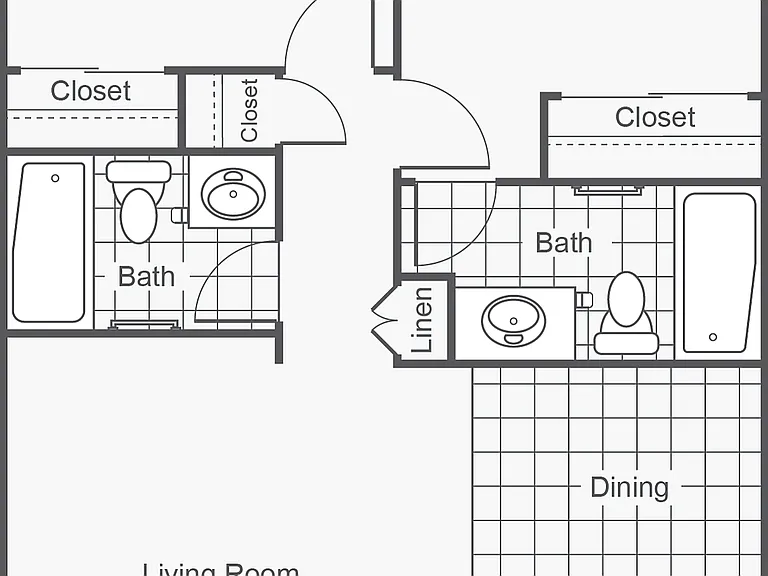 Paisley | 2-Bedroom Floorplan Paisley | 2-Bedroom Floorplan