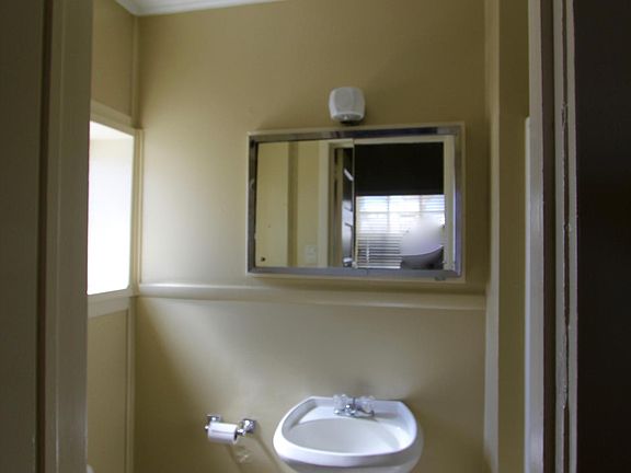 Bathroom with newly remodeled shower