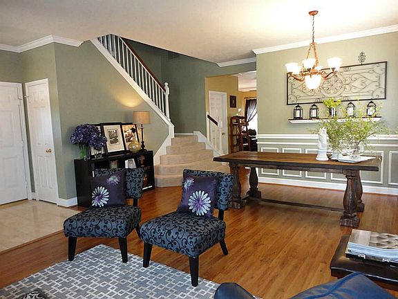 Panoramic view of wide open floor plan - formal living and dining ...elegantly appointed...entertainment sized!