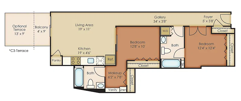 Floor plan C3