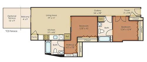 Floor plan C3