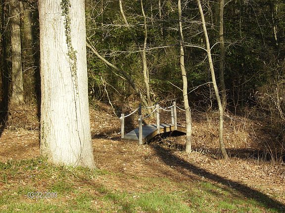 Bridge from back porch