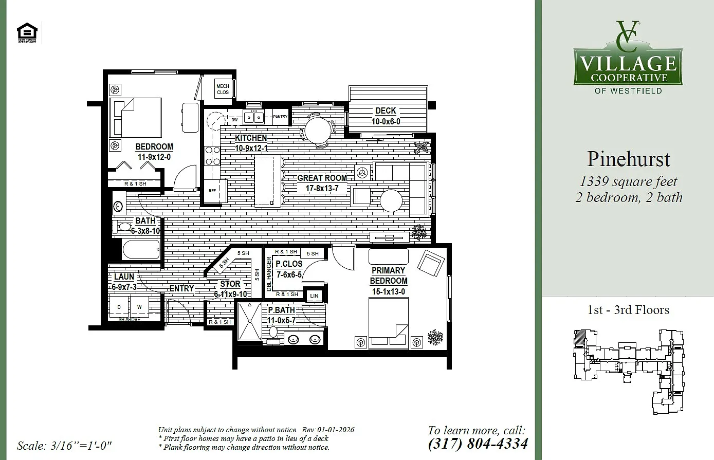 Pinehurst Plan, Village Cooperative of Westfield (Active Adults 62+) photo 1