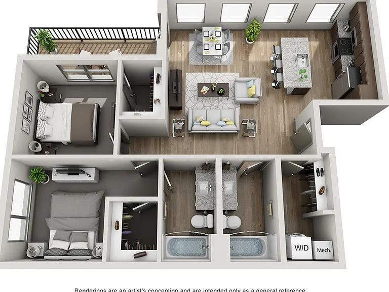 2 Bedroom | 2 Bath | 934 SF 2 Bedroom | 2 Bath | 934 SF