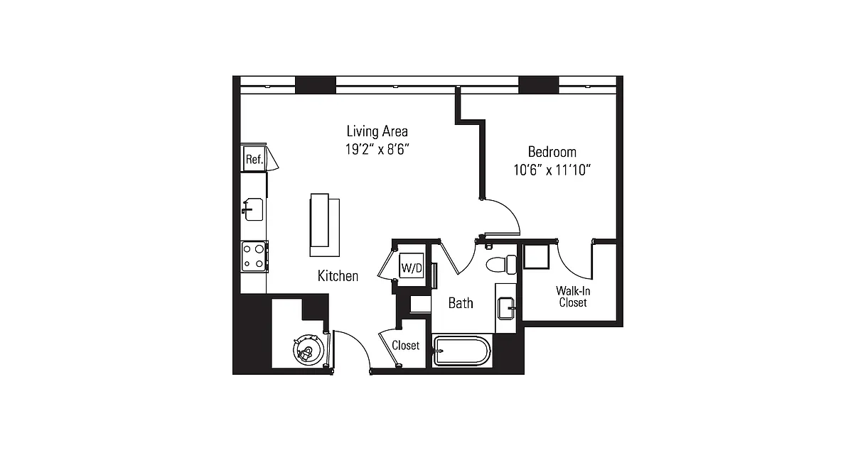 Floor plan 1FA