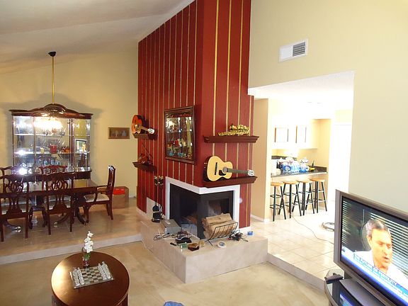 Wood Burning Fireplace Living Room