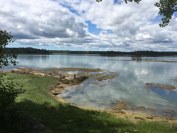 part view from beachfront 