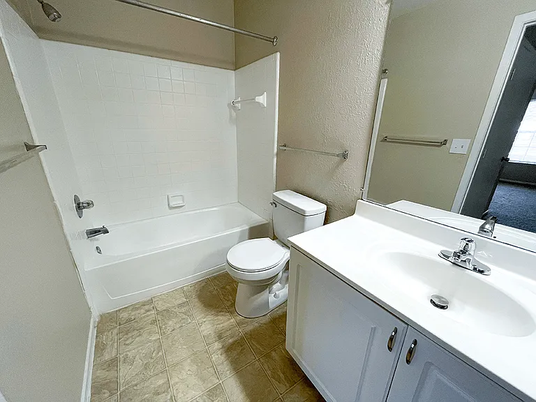 Full Bathroom with Storage Space