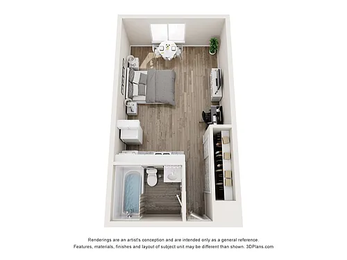 Floor plan Studio