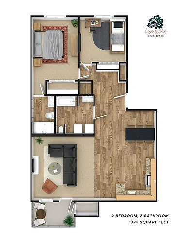 Floor plan 2 Bedroom