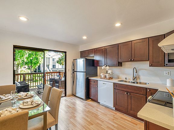 newly remodeled kitchen.