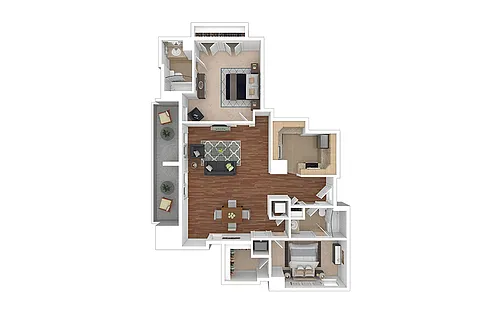 Floor plan B3U