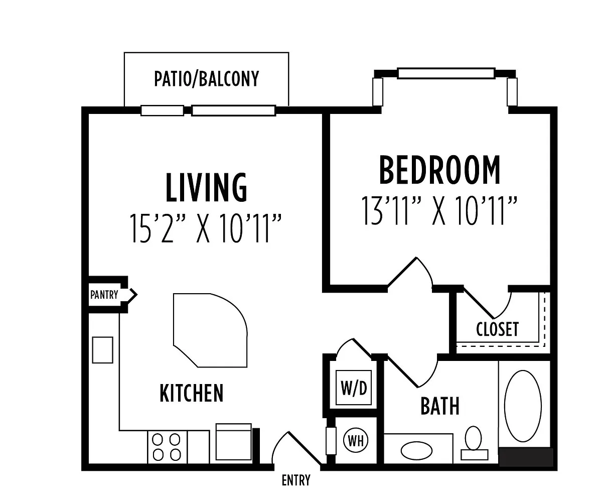 Floor plan The Oak