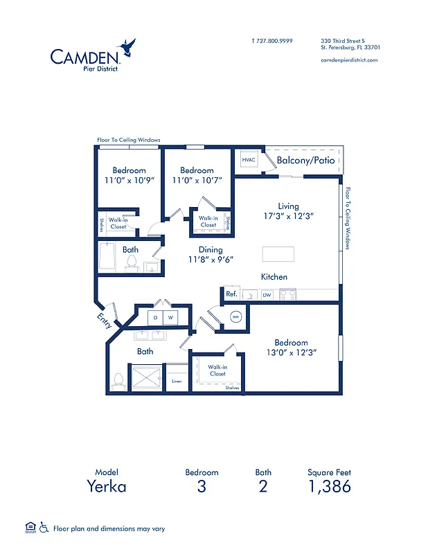 Floor plan Yerka