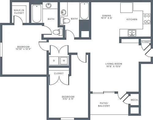 Floor plan B01