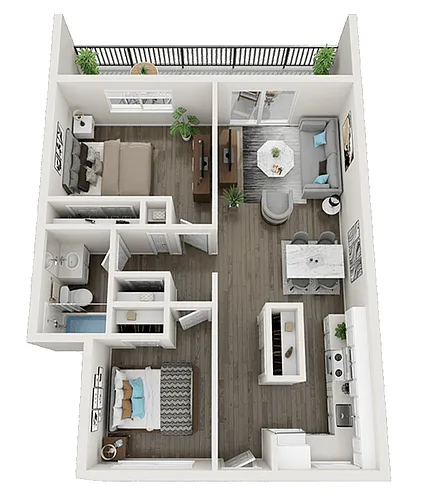Floor plan Napa 2x1