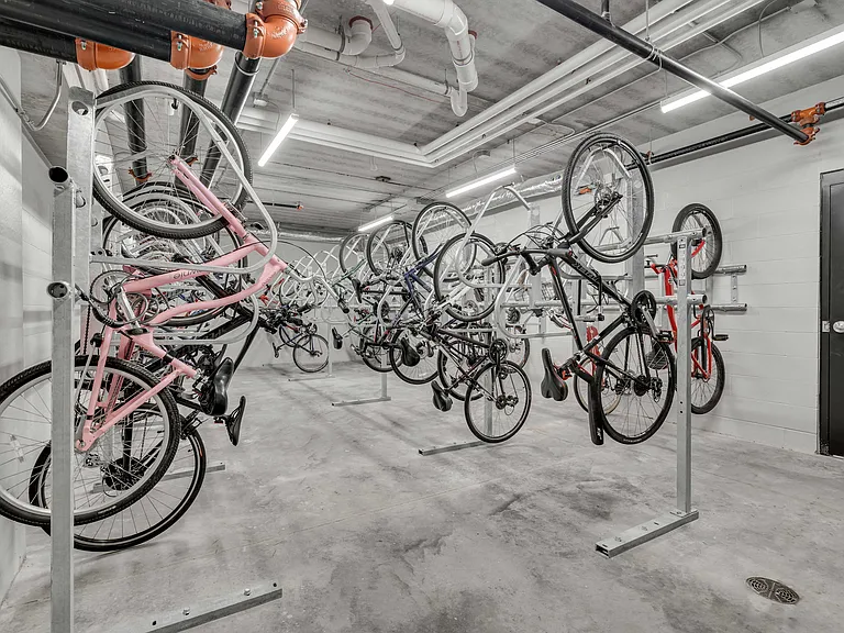 Easily store your bike in our convenient indoor racks.