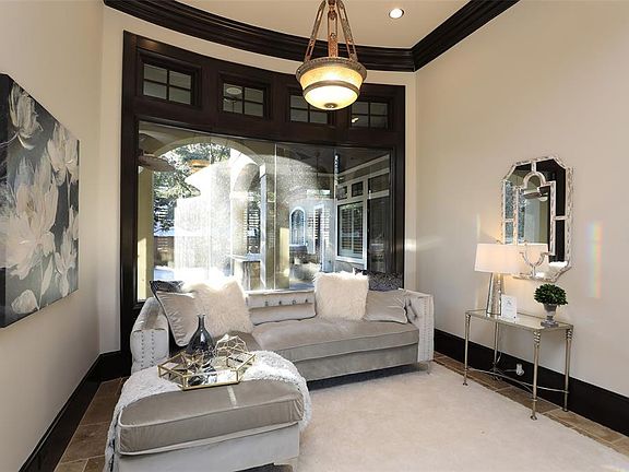 Elegant formal living room with a view