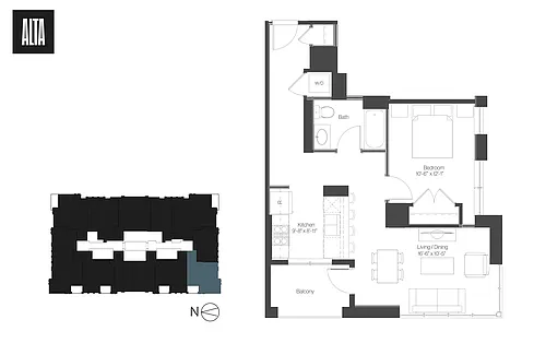 Floor plan West 07 & 12