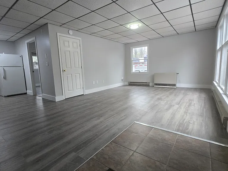 spacious and well lit living area