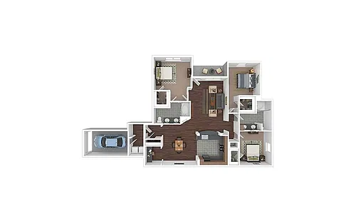 Floor plan C1R - Uptown